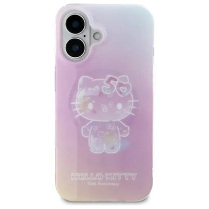 Hello Kitty IML 50-mečio jubiliejus MagSafe – dėklas, skirtas iPhone 16 (rožinis)