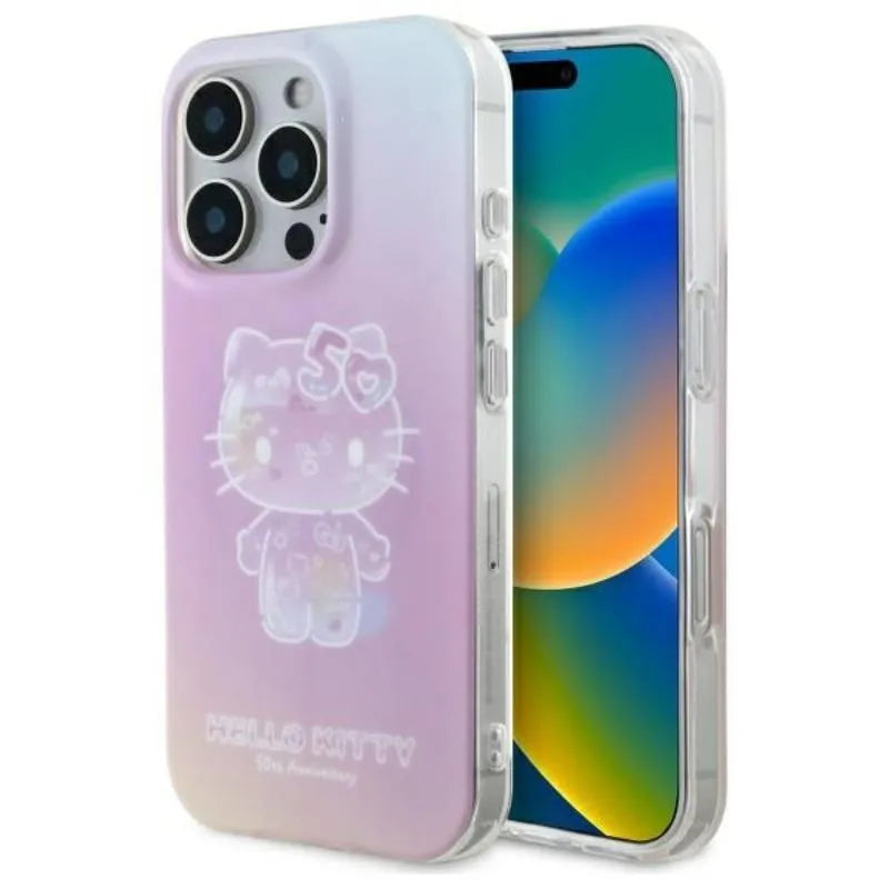 Hello Kitty IML 50-mečio MagSafe – dėklas, skirtas iPhone 16 Pro Max (rožinis)