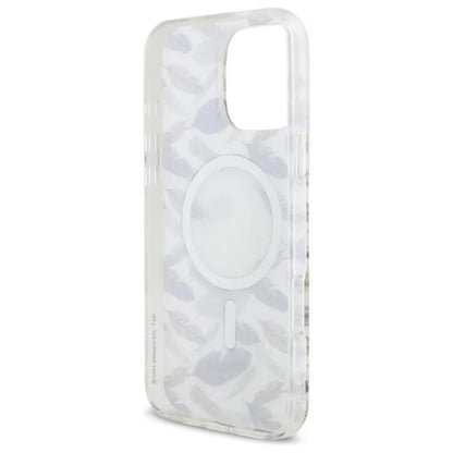 Hello Kitty IML Golden Leaves MagSafe - dėklas iPhone 16 Pro Max (baltas)