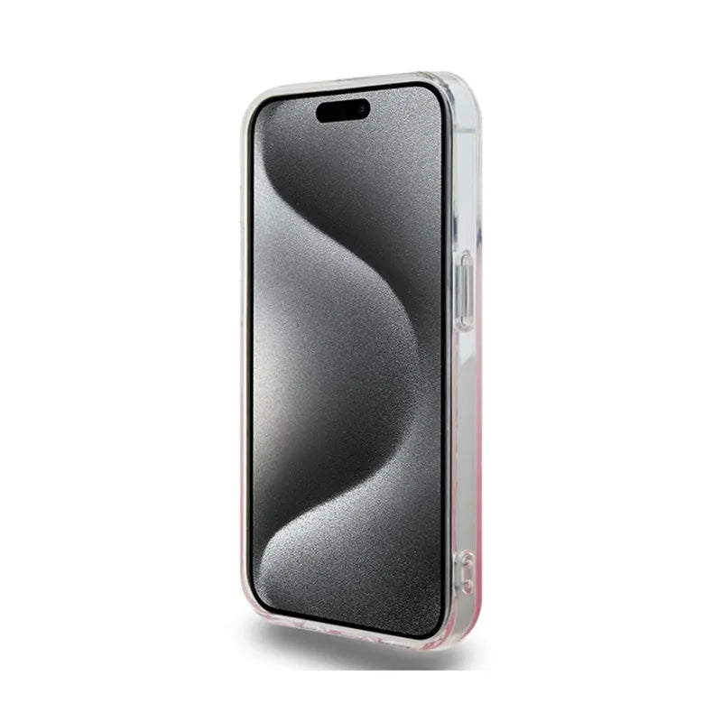 Hello Kitty IML gradiento elektrop katės galva – „iPhone 14 Pro Max“ dėklas (rožinis)