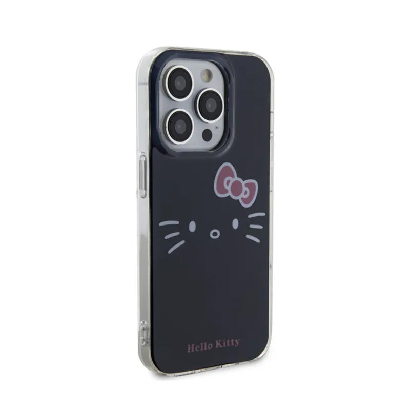 Hello Kitty IML Kitty Face – iPhone 14 Pro dėklas (juodas)