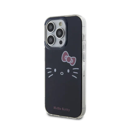 Hello Kitty IML Kitty Face – iPhone 14 Pro Max dėklas (juodas)
