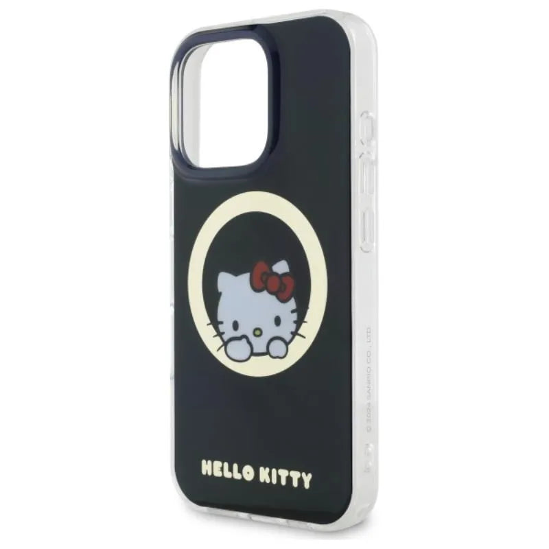 Hello Kitty IML Sweet Kitty MagSafe - dėklas iPhone 16 Pro Max (juodas)
