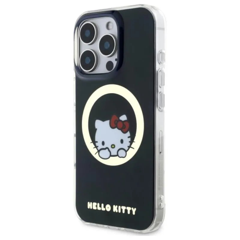 Hello Kitty IML Sweet Kitty MagSafe - dėklas iPhone 16 Pro Max (juodas)