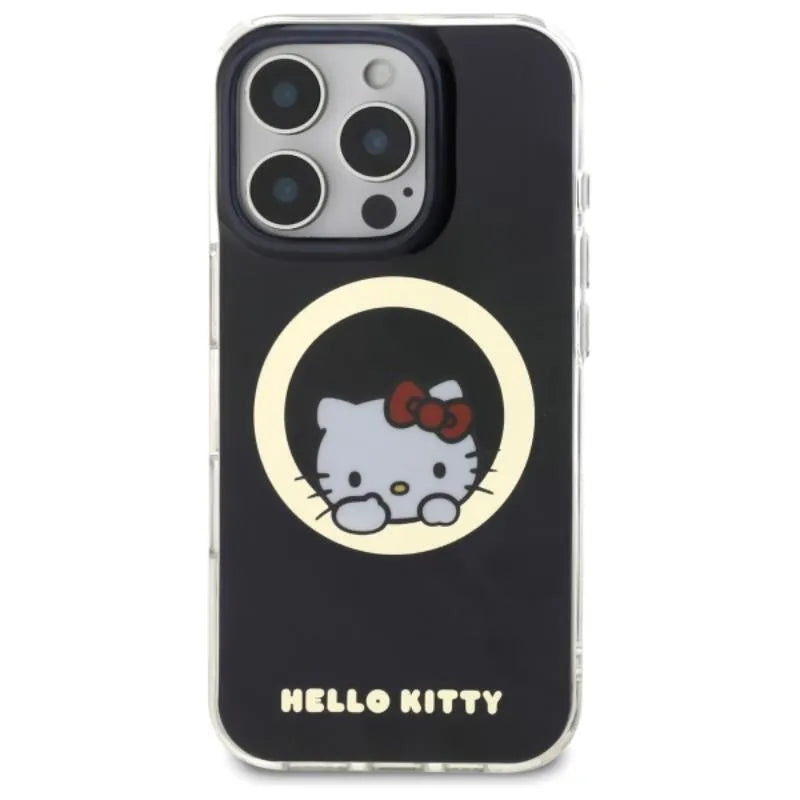 Hello Kitty IML Sweet Kitty MagSafe - dėklas iPhone 16 Pro Max (juodas)