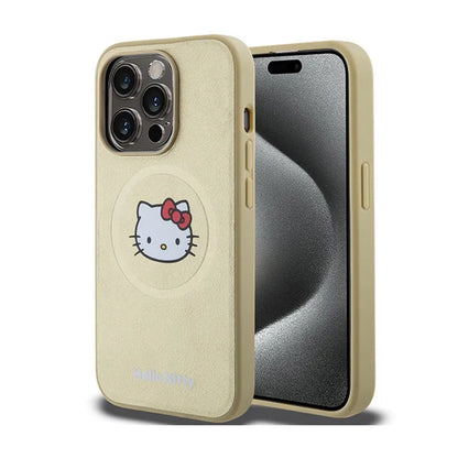 Hello Kitty od odos Kitty Head MagSafe – „iPhone 14 Pro Max“ dėklas („Gold“)