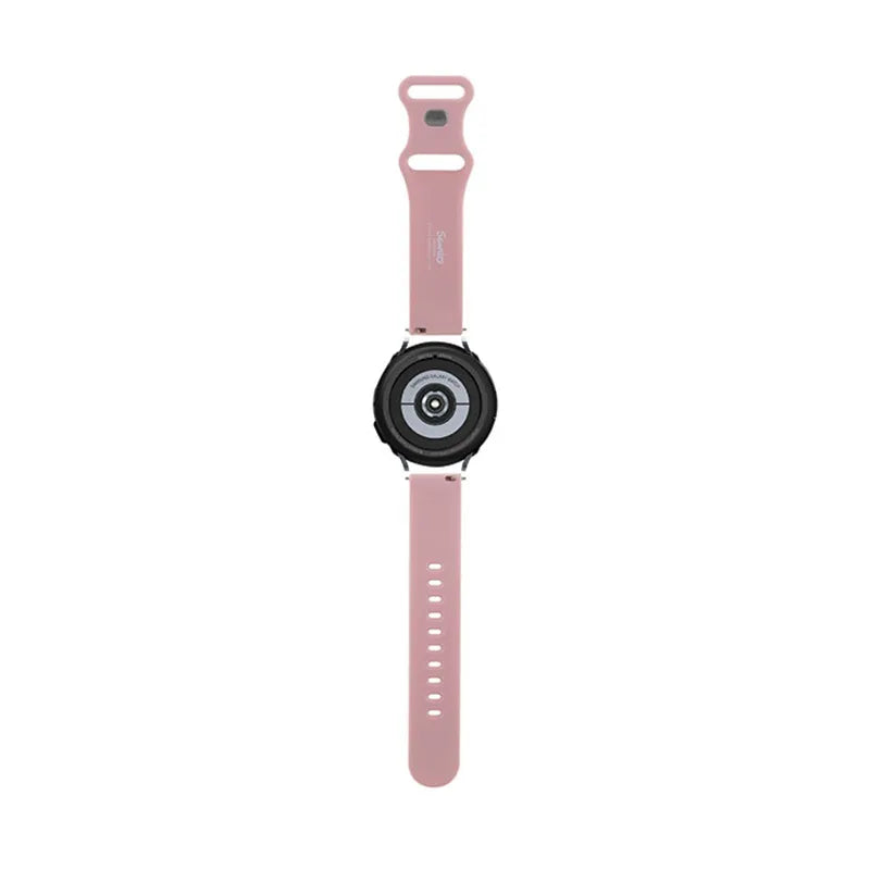Hello Kitty Silikonas Kitty Galvutė - Universalus 20 mm išmaniojo laikrodžio dirželis (rožinis)