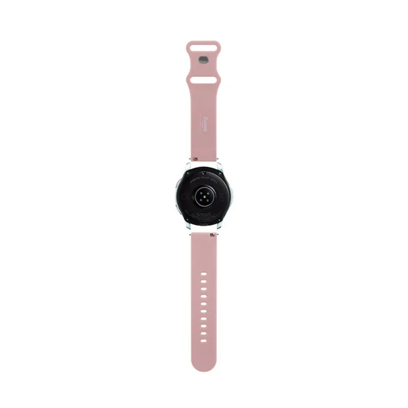 Hello Kitty Silikoninė Kitty Galva – universalus laikrodžio dirželis 22 mm (rožinis)