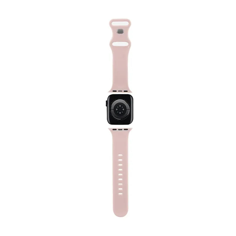 Hello Kitty silikoninės etiketės „Grafiti“ – „Apple Watch 38/40/41 mm“ dirželis (rožinis)