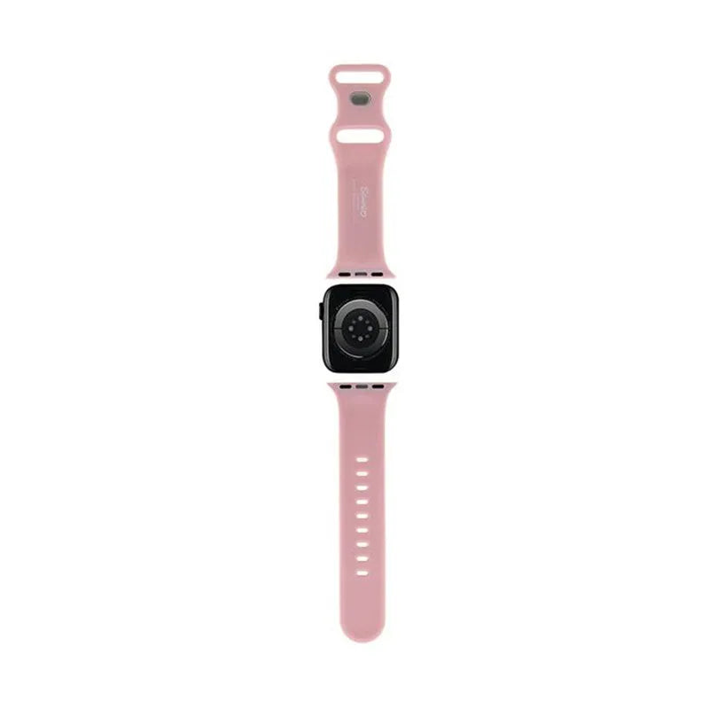 „Hello Kitty“ silikoninis apyrankė „Kitty Head“ – „Apple Watch“ 42/44/45/49 mm (rožinė)