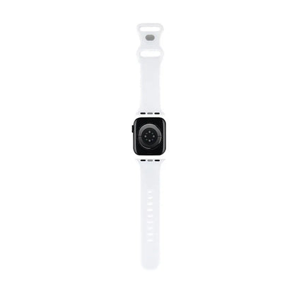 Hello Kitty Silikoninis dirželis „Bows & Stripes“ – Apple Watch 38/40/41 mm (juodas)