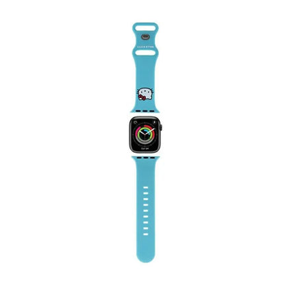 „Hello Kitty“ silikoninis „Kitty“ galvos formos dirželis, skirtas „Apple Watch 38/40/41 mm“ (mėlynas)