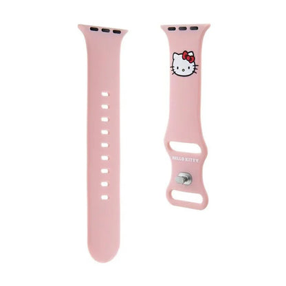 Hello Kitty Silikoninis Kitty Galvutės dirželis Apple Watch 38/40/41 mm (rožinis)