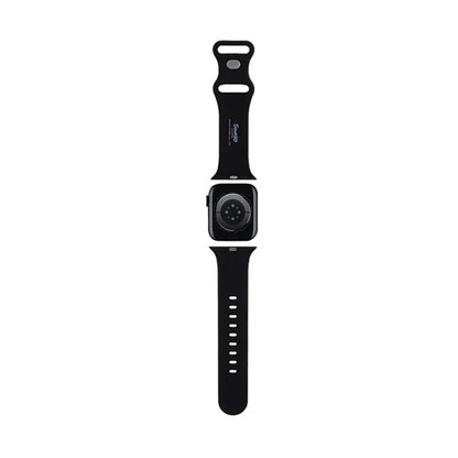 Hello Kitty silikoninis Kitty Head – dirželis Apple Watch 38/40/41 mm (juodas)