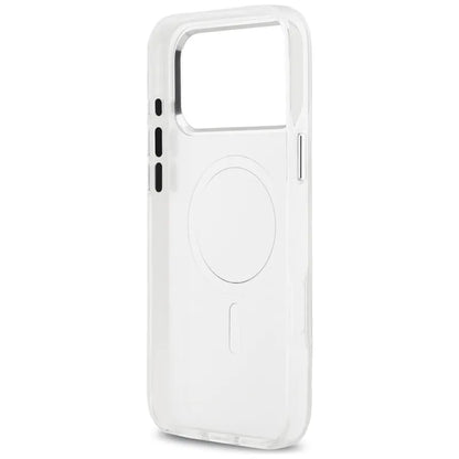 IML akvarelė Karl & Choupette & Logotipas MagSafe dėklas iPhone 17 Pro Max (baltas) - Karl Lagerfeld
