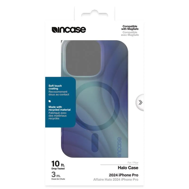 Incase Halo dėklas MagSafe – dėklas iPhone 16 Pro (Tidal Ocean)