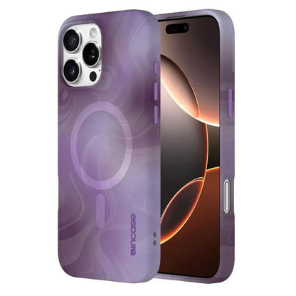 Incase Halo MagSafe dėklas – dėklas, skirtas iPhone 16 Pro Max (Oil Slick Lilac)