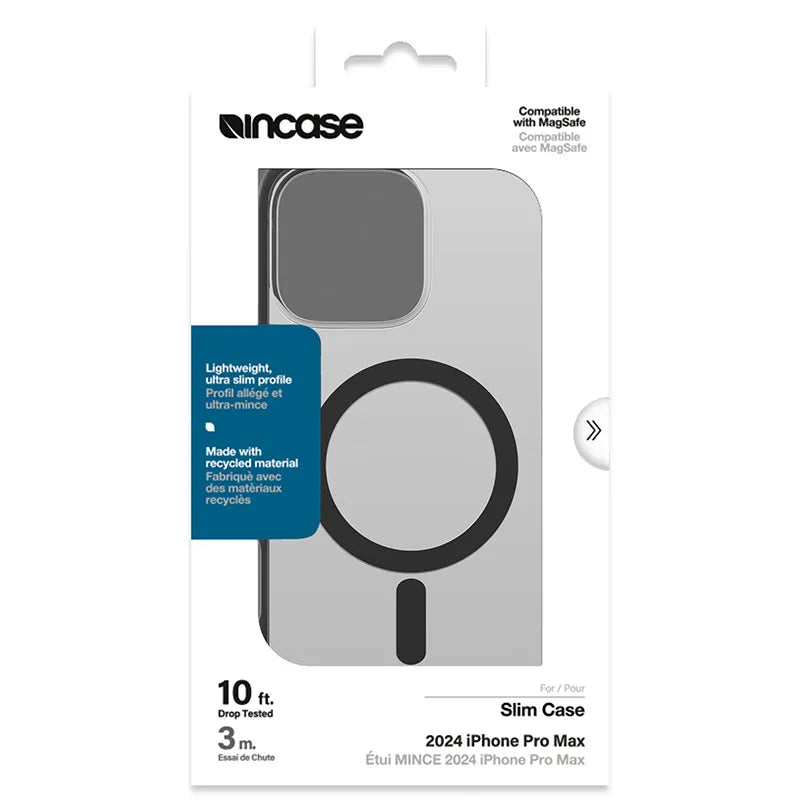 Incase MagSafe plonas dėklas – iPhone 16 Pro Max dėklas (Juoda)