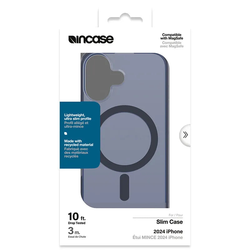 Incase Slim Case MagSafe – Dėklas iPhone 16 (Giliai Kosminė Mėlyna)