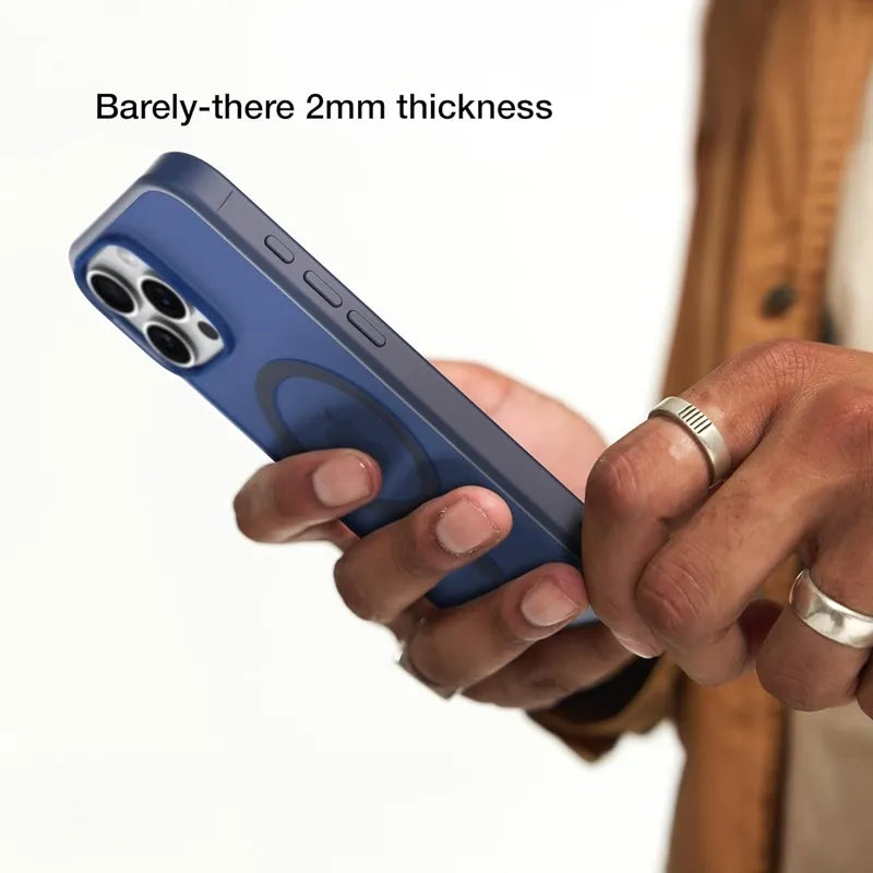 Incase Slim Case MagSafe – dėklas iPhone 16 Pro Max (tamsiai mėlyna)