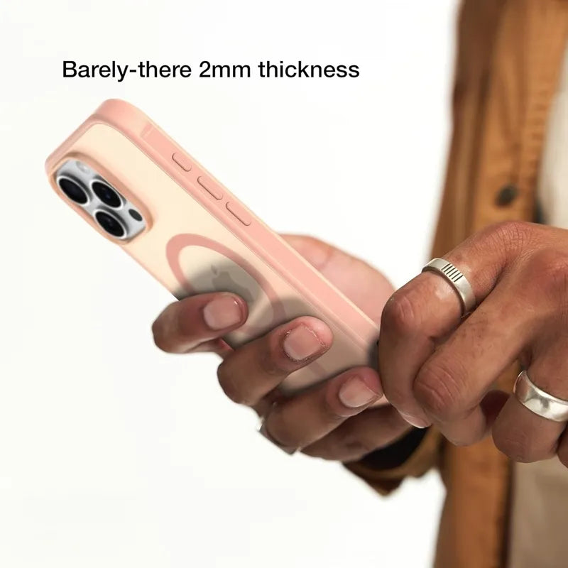 Incase Slim Case MagSafe – dėklas iPhone 16 Pro (šviesiai rožinė)