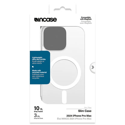 Incase Slim Case MagSafe – dėklas, skirtas iPhone 16 Pro Max (skaidrus)