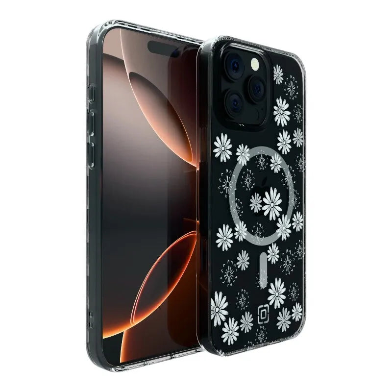 Incipio Forme MagSafe – Dėklas iPhone 16 Pro Max (Ditzy Floral Silver)