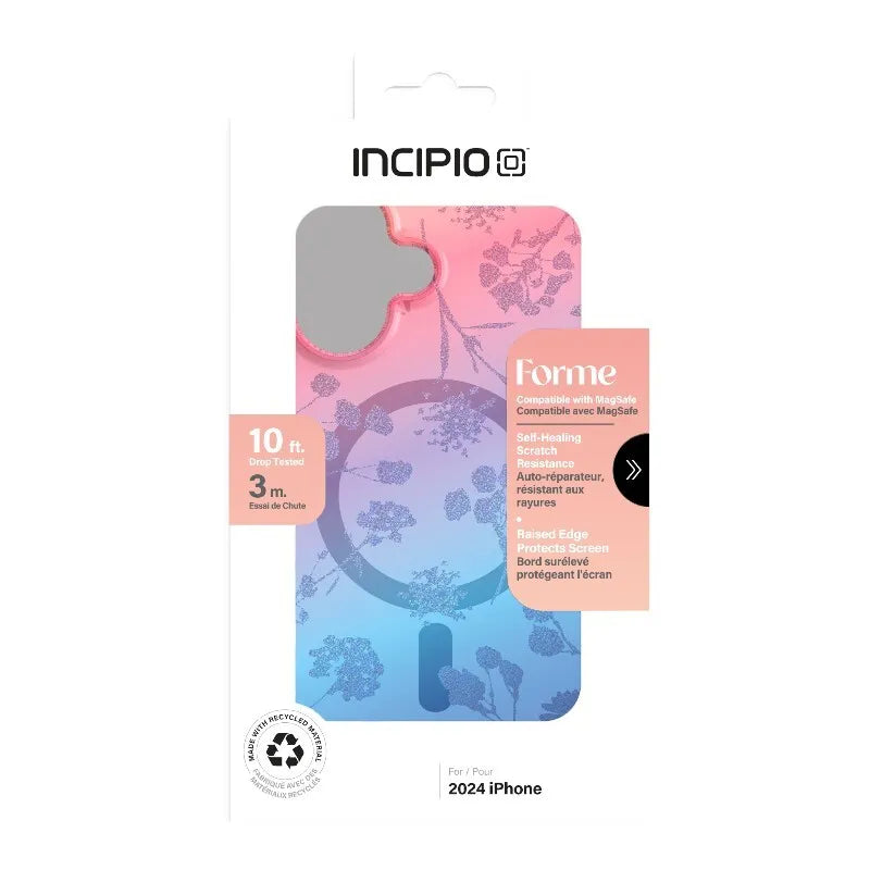 Incipio Forme MagSafe - dėklas, skirtas iPhone 16 (Amžinas pavasaris)