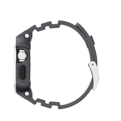 Incipio Octane juosta - šarvuota juosta, skirta „Apple Watch“ 38/40/41 mm (balta / pilka)
