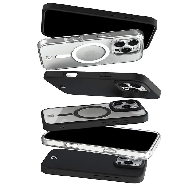 Incipio Velocity MagSafe - iPhone 16 Pro dėklas (permatomas / juodas)