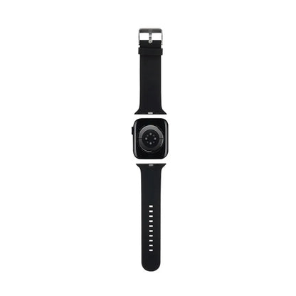 Karl Lagerfeld 3D guminė „Choupette“ galva NFT – dirželis, skirtas „Apple Watch 42/44/45/49 mm“ (juodas)