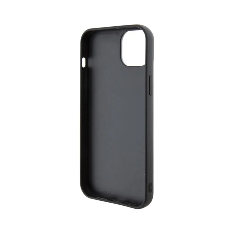 Karl Lagerfeld 3D guminis kelių logotipų – dėklas, skirtas „iPhone 15 Plus“ (juodas)