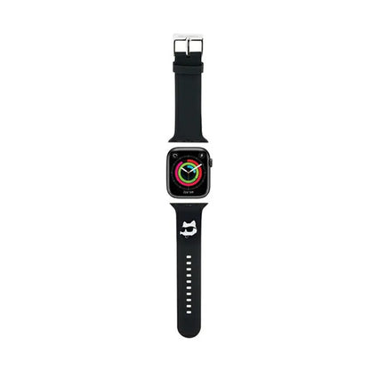 Karl Lagerfeld 3D Rubber Choupette Head NFT – „Apple Watch“ 38/40/41 mm apyrankė (juoda)