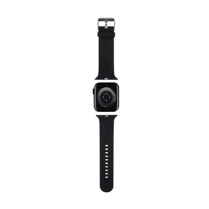 Karl Lagerfeld 3D Rubber Karl & Choupette Heads NFT – dirželis Apple Watch 42/44/45/49 mm (juodas)