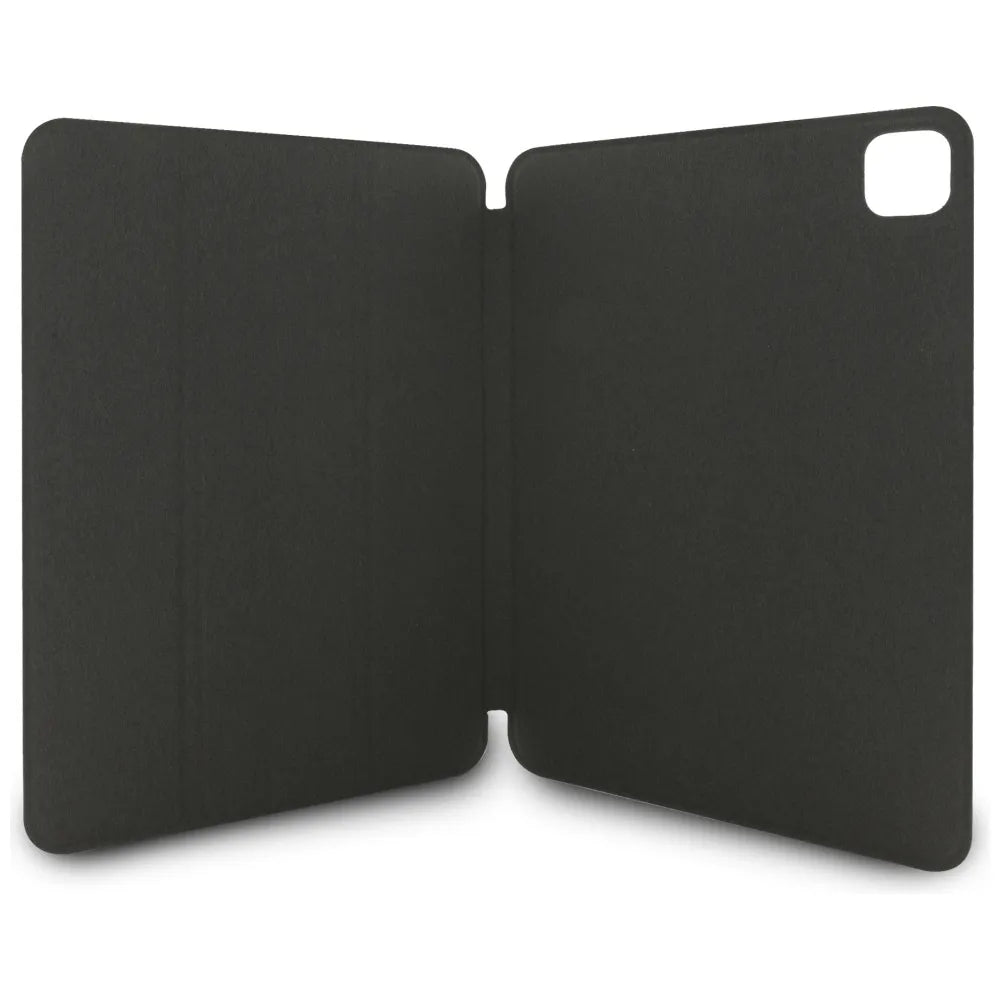 Karl Lagerfeld Book Cover Saffiano Magnetic Karl & Choupette - Dėklas iPad Pro 11" M4 (2024) (juodas)