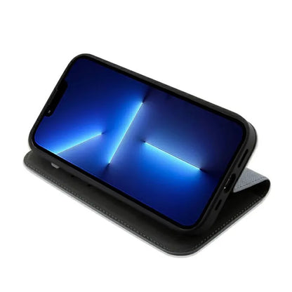 Karl Lagerfeld Booktype NFT Saffiano Karl & Choupette - dėklas skirtas iPhone 14 Pro (sidabrinis)
