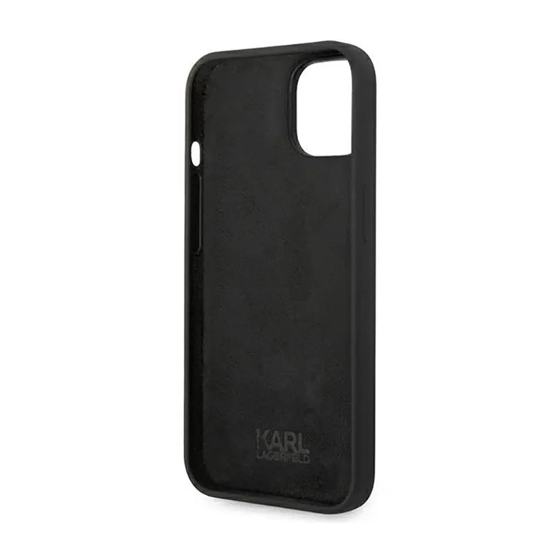 Karl Lagerfeld Choupette Body – dėklas, skirtas iPhone 14 Plus (juoda spalva)