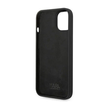 Karl Lagerfeld Choupette Body – dėklas, skirtas iPhone 14 Plus (juoda spalva)