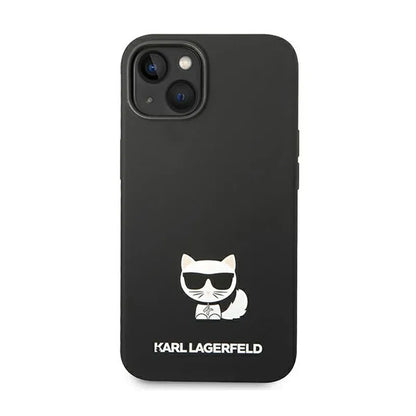 Karl Lagerfeld Choupette Body – dėklas, skirtas iPhone 14 Plus (juoda spalva)