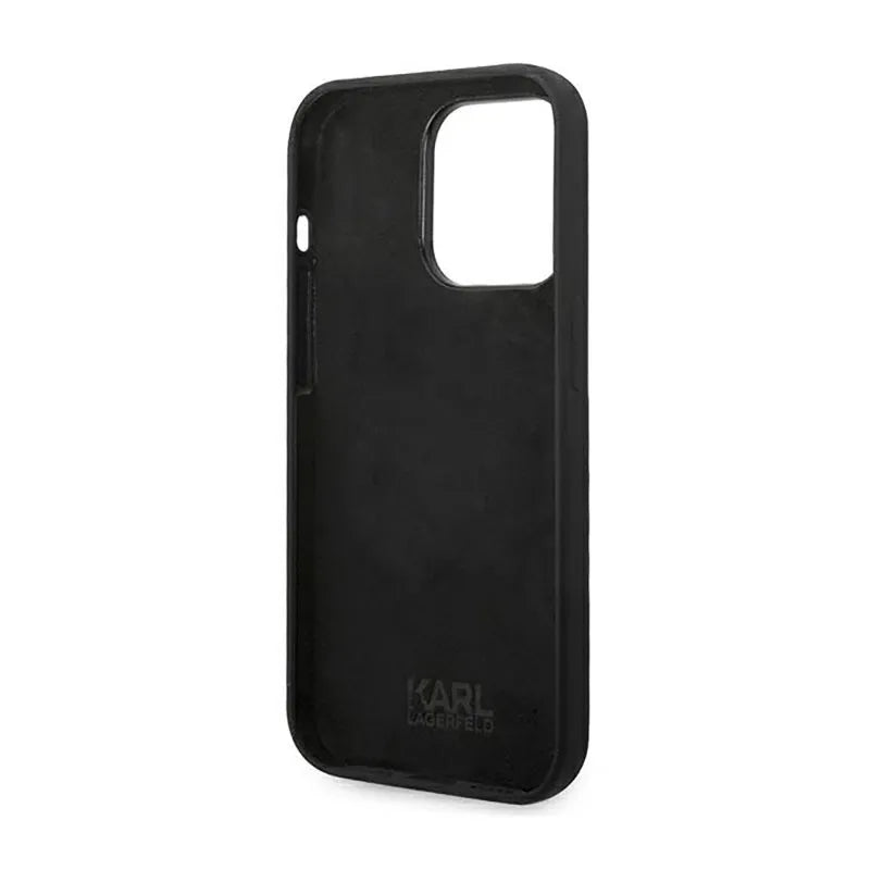 Karl Lagerfeld Choupette Body – dėklas, skirtas iPhone 14 Pro Max (juodas)