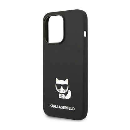 Karl Lagerfeld Choupette Body – dėklas, skirtas iPhone 14 Pro Max (juodas)
