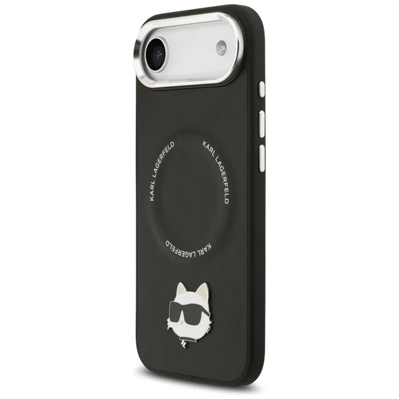 Karl Lagerfeld Choupette Smeigtukas MagSafe - Dėklas iPhone Air (juodas)