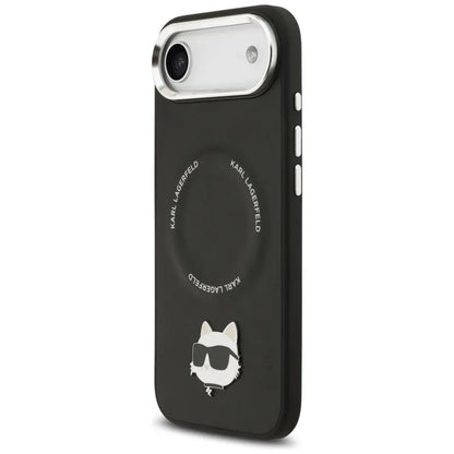 Karl Lagerfeld Choupette Smeigtukas MagSafe - Dėklas iPhone Air (juodas)