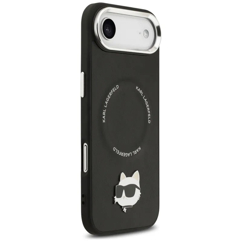 Karl Lagerfeld Choupette Smeigtukas MagSafe - Dėklas iPhone Air (juodas)