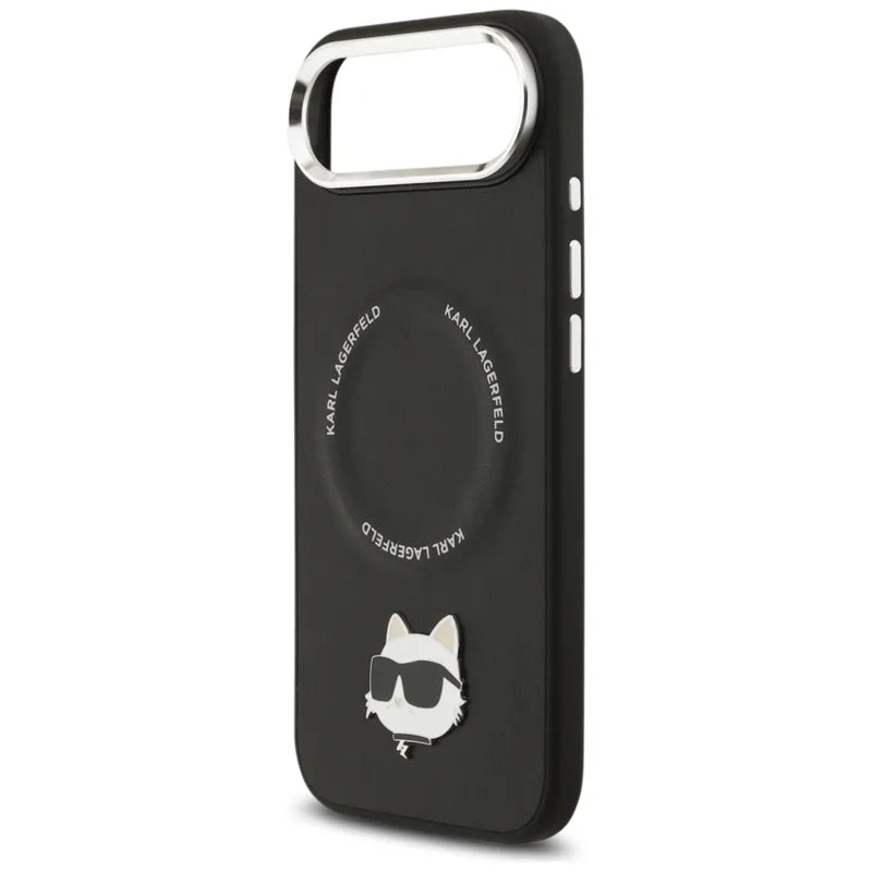 Karl Lagerfeld Choupette Smeigtukas MagSafe - Dėklas iPhone Air (juodas)