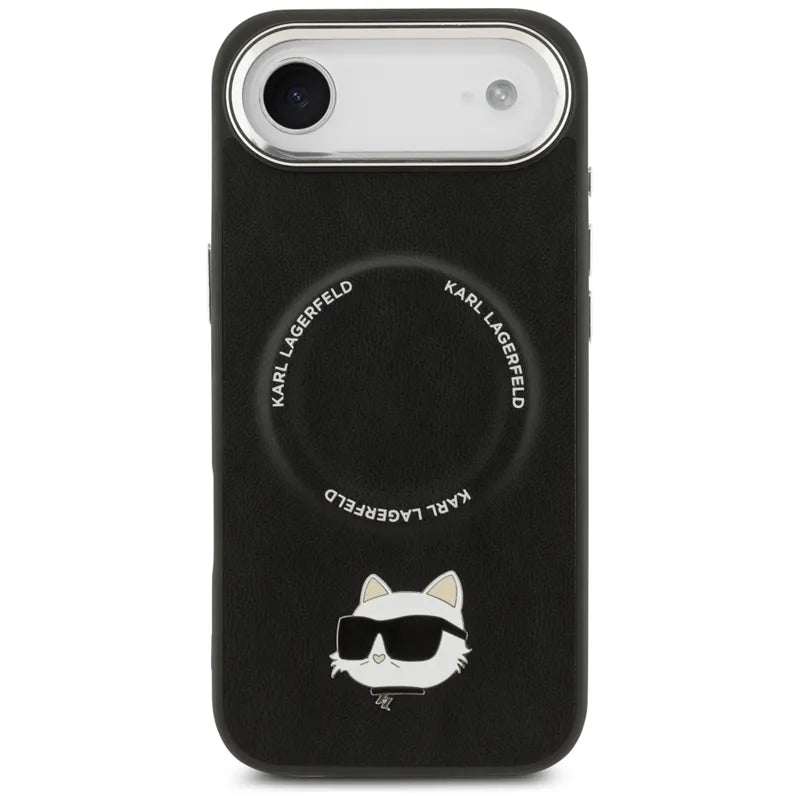Karl Lagerfeld Choupette Smeigtukas MagSafe - Dėklas iPhone Air (juodas)