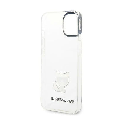 Karl Lagerfeld Dėklas Choupette Body – skirtas iPhone 14 Plus (Skaidrus)