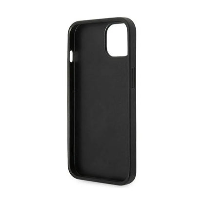 Karl Lagerfeld Glitter Plaque Logo – dėklas, skirtas „iPhone 14 Plus“ (juodas)