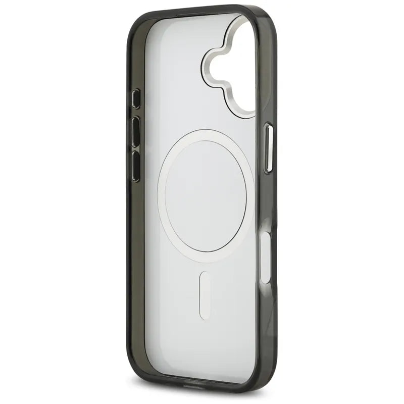 Karl Lagerfeld IML Aquarelle Karl & Logo MagSafe dėklas iPhone 17 (juodas)