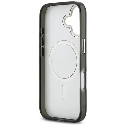 Karl Lagerfeld IML Aquarelle Karl & Logo MagSafe dėklas iPhone 17 (juodas)